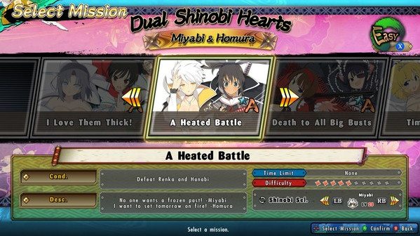 Игра SENRAN KAGURA ESTIVAL VERSUS - Dual Blooming Hearts, скриншот
