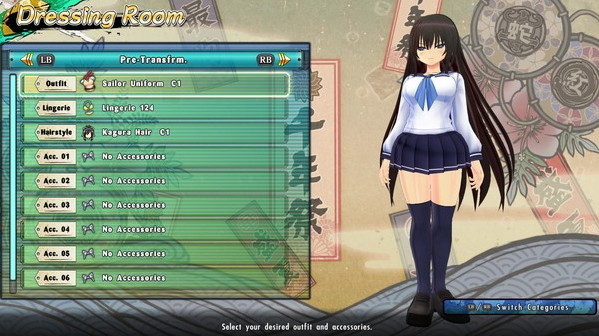 Игра SENRAN KAGURA ESTIVAL VERSUS - Kagura, скриншот