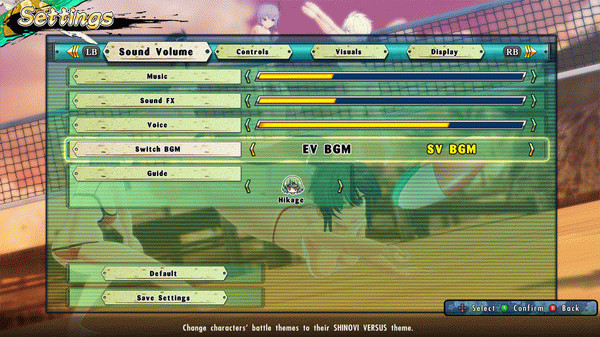 Игра SENRAN KAGURA ESTIVAL VERSUS - Shinovi Versus Background Music, скриншот