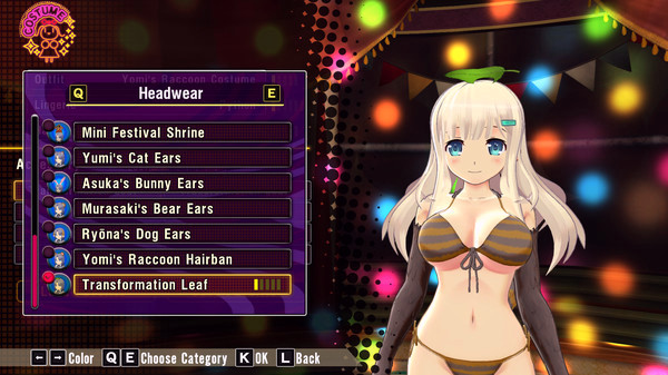 Игра SENRAN KAGURA Peach Ball - New Accessories Quintet, скриншот