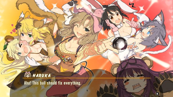 Игра SENRAN KAGURA Peach Ball, скриншот