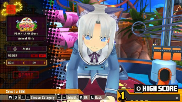 Игра SENRAN KAGURA Peach Ball - SENRAN KAGURA EV Stage BGM, скриншот