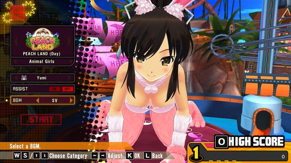 Игра SENRAN KAGURA Peach Ball - SENRAN KAGURA SV Stage BGM, скриншот