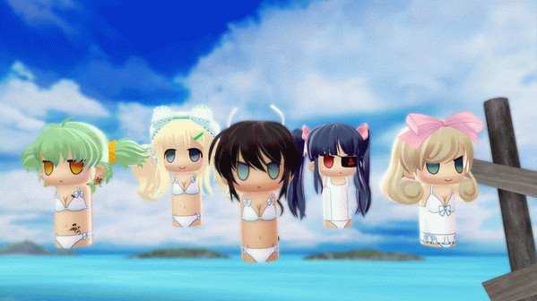 Игра SENRAN KAGURA Peach Beach Splash - Crimson Squad Item Pack, скриншот
