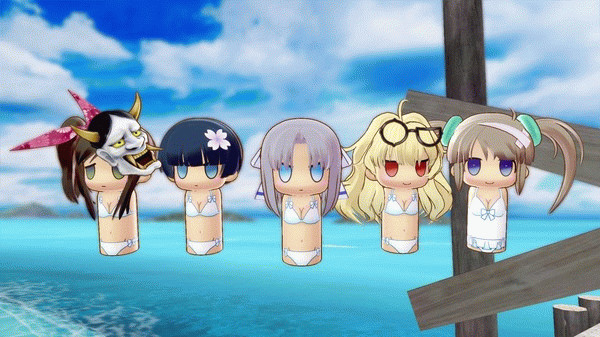 Игра SENRAN KAGURA Peach Beach Splash - Gessen Item Pack, скриншот