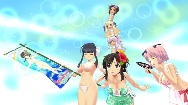 Игра SENRAN KAGURA Peach Beach Splash - Hanzō Item Pack, скриншот