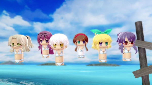Игра SENRAN KAGURA Peach Beach Splash - Hebijo Item Pack, скриншот