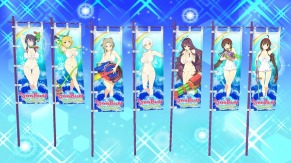 Игра SENRAN KAGURA Peach Beach Splash - Hebijo Item Pack, скриншот