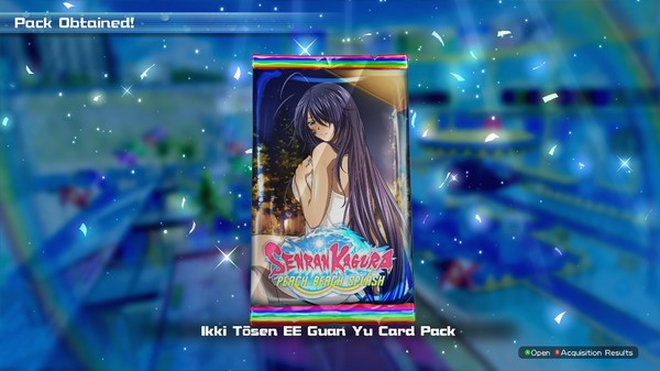 Игра SENRAN KAGURA Peach Beach Splash - Ikki Tōsen EE Card Pack, скриншот