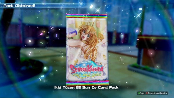 Игра SENRAN KAGURA Peach Beach Splash - Ikki Tōsen EE Card Pack, скриншот