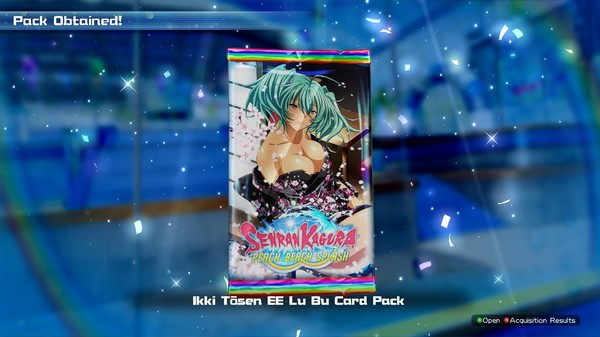 Игра SENRAN KAGURA Peach Beach Splash - Ikki Tōsen EE Card Pack, скриншот