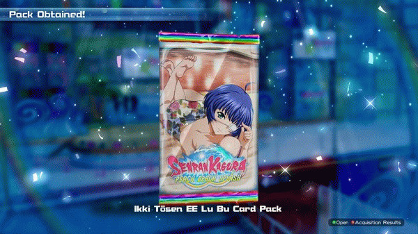 Игра SENRAN KAGURA Peach Beach Splash - Ikki Tōsen EE Card Pack, скриншот