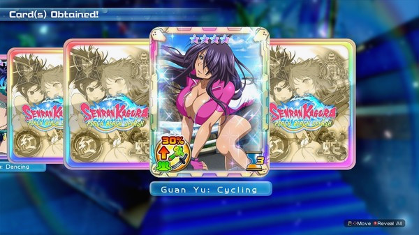 Игра SENRAN KAGURA Peach Beach Splash - Ikki Tōsen EE Card Pack, скриншот