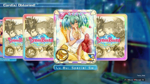 Игра SENRAN KAGURA Peach Beach Splash - Ikki Tōsen EE Card Pack, скриншот