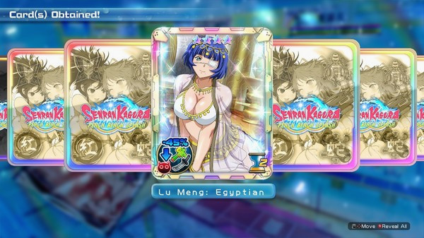 Игра SENRAN KAGURA Peach Beach Splash - Ikki Tōsen EE Card Pack, скриншот