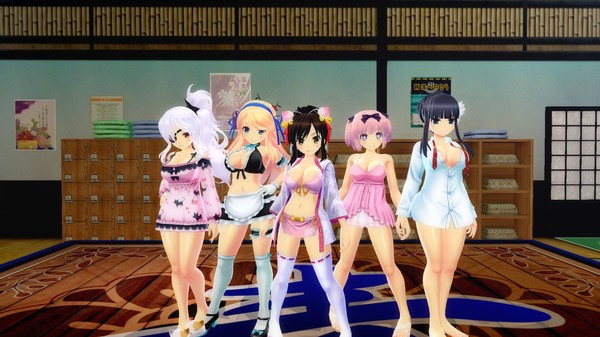 Игра SENRAN KAGURA Peach Beach Splash - Mega Outfit Pack 1, скриншот