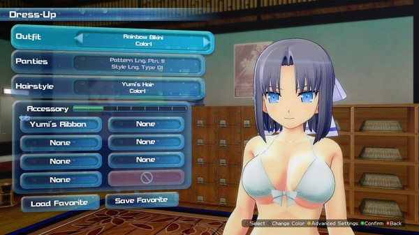 Игра SENRAN KAGURA Peach Beach Splash, скриншот