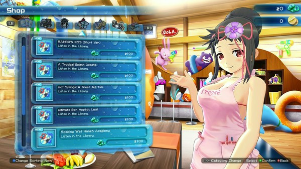 Игра SENRAN KAGURA Peach Beach Splash, скриншот