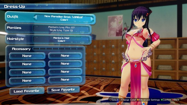 Игра SENRAN KAGURA Peach Beach Splash - VALKYRIE DRIVE -BHIKKHUNI- Collaboration Pack, скриншот