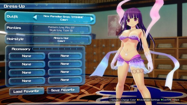 Игра SENRAN KAGURA Peach Beach Splash - VALKYRIE DRIVE -BHIKKHUNI- Collaboration Pack, скриншот