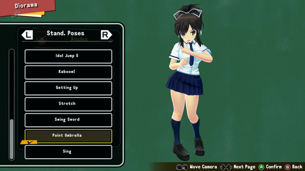 Игра SENRAN KAGURA Reflexions - New Diorama Pose Set 1, скриншот