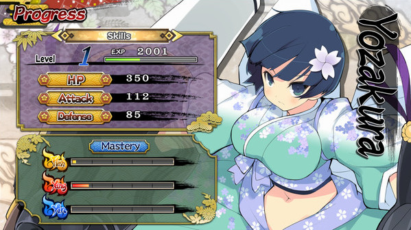 Игра SENRAN KAGURA SHINOVI VERSUS, скриншот