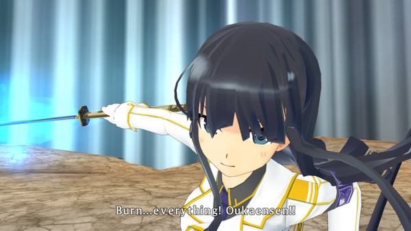Игра SENRAN KAGURA SHINOVI VERSUS, скриншот