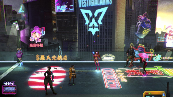 Игра Sense - 不祥的预感: A Cyberpunk Ghost Story, скриншот