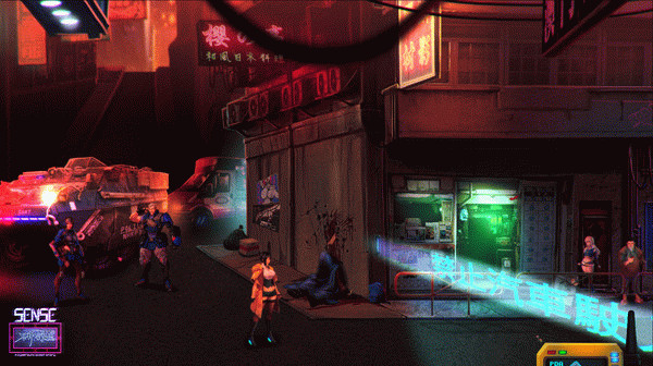Игра Sense - 不祥的预感: A Cyberpunk Ghost Story, скриншот