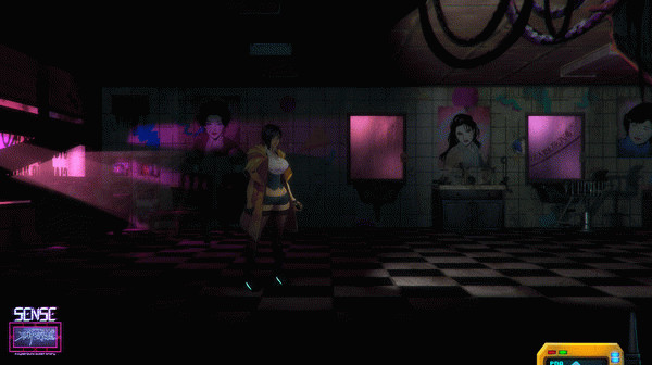 Игра Sense - 不祥的预感: A Cyberpunk Ghost Story, скриншот