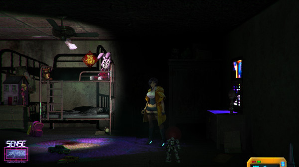Игра Sense - 不祥的预感: A Cyberpunk Ghost Story, скриншот