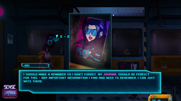 Игра Sense - 不祥的预感: A Cyberpunk Ghost Story, скриншот