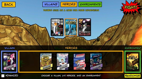Игра Sentinels of the Multiverse, скриншот