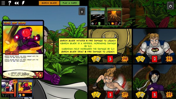 Игра Sentinels of the Multiverse, скриншот