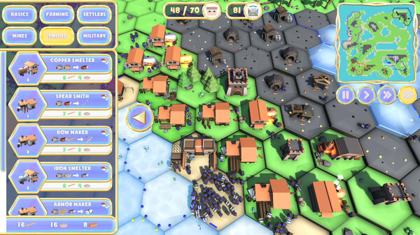 Игра Settle and Battle: New Empires, скриншот