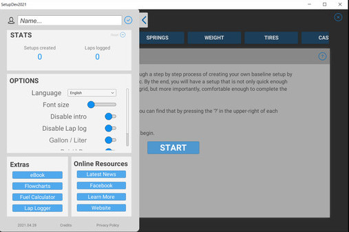 Игра Setup Developer Tool 2021, скриншот