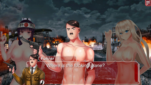 Игра SEX with HITLER, скриншот