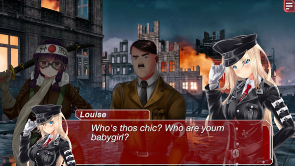 Игра SEX with HITLER, скриншот