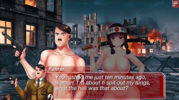 Игра SEX with HITLER, скриншот