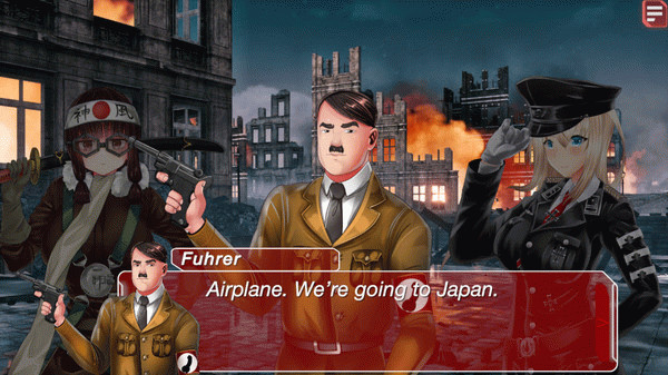 Игра SEX with HITLER, скриншот