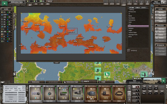 Игра Shadow Empire: Oceania, скриншот