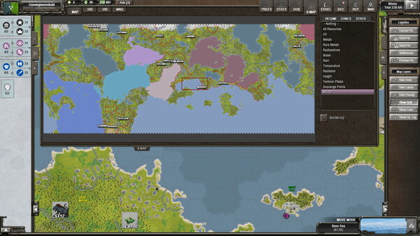 Игра Shadow Empire: Oceania, скриншот