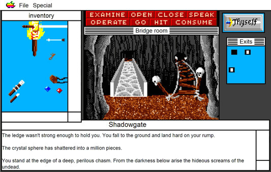 Игра Shadowgate: MacVenture Series, скриншот