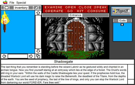 Игра Shadowgate: MacVenture Series, скриншот