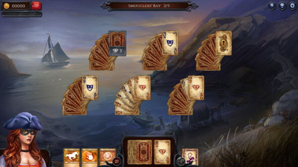 Игра Shadowhand Solitaire, скриншот