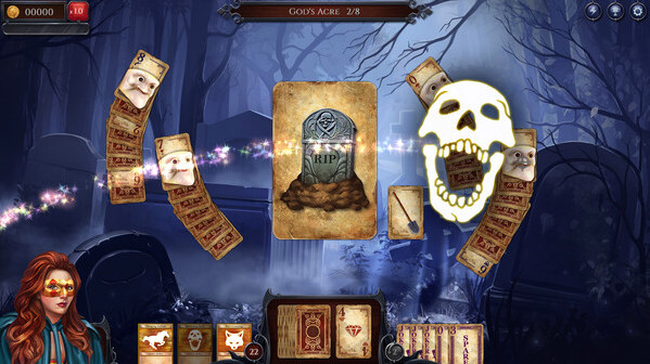 Игра Shadowhand Solitaire, скриншот