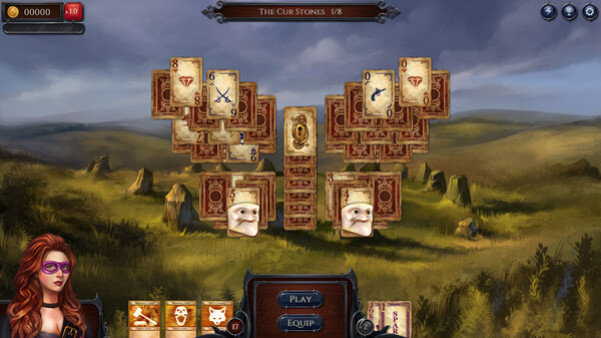 Игра Shadowhand Solitaire, скриншот