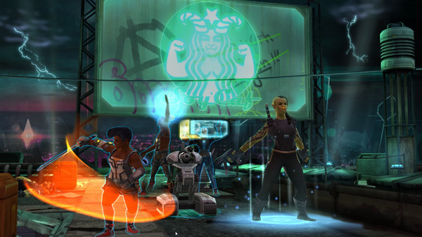 Игра Shadowrun Chronicles - Boston Lockdown, скриншот