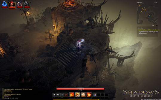 Игра Shadows: Heretic Kingdoms, скриншот