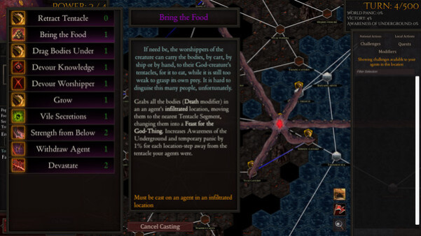 Игра Shadows of Forbidden Gods - The Horrors Beneath, скриншот
